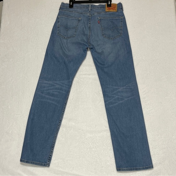 Levi's Men's Jeans 505 Regular Fit Straight Leg Light Wash Size 34 x 32 - Picture 2 of 15